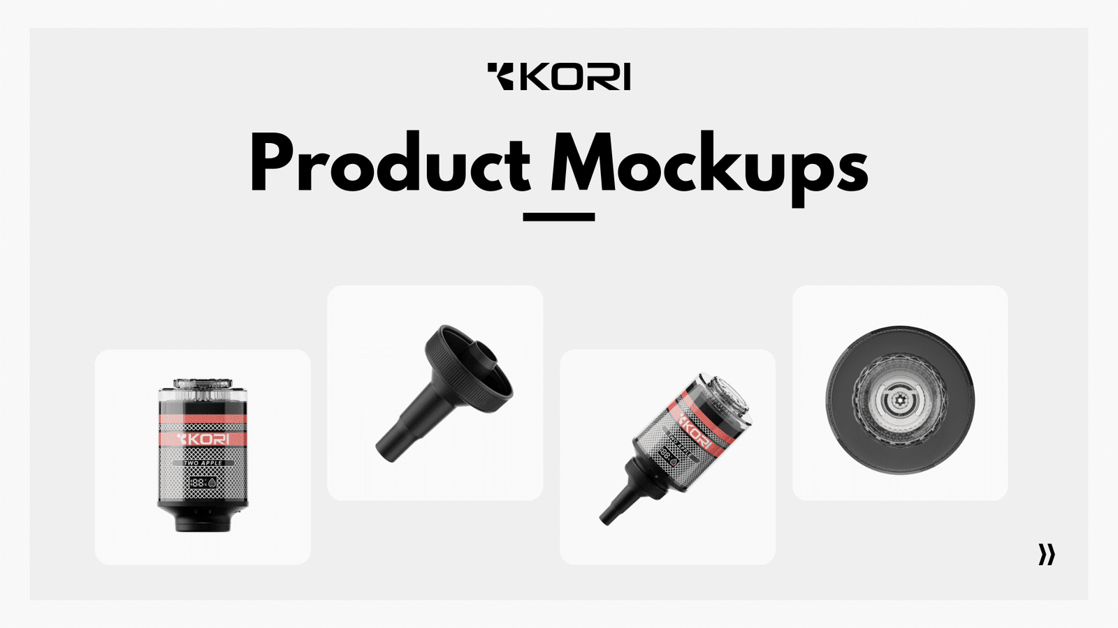 Kori Hookah Head - Product Mockups