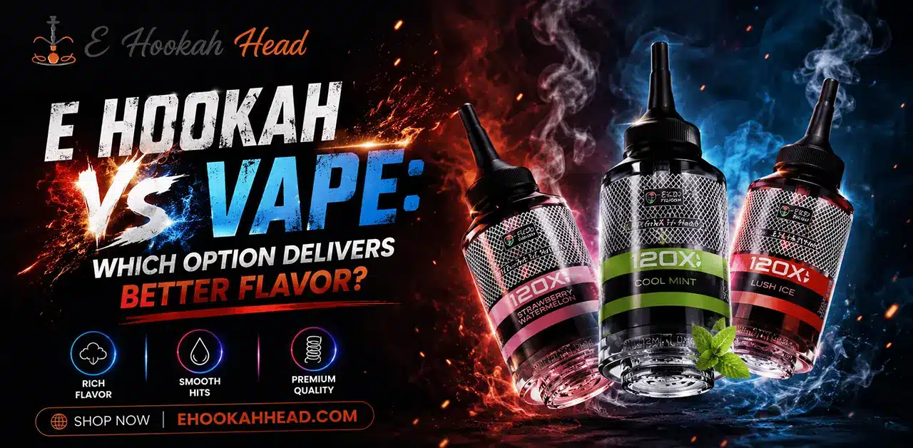 E Hookah vs Vape